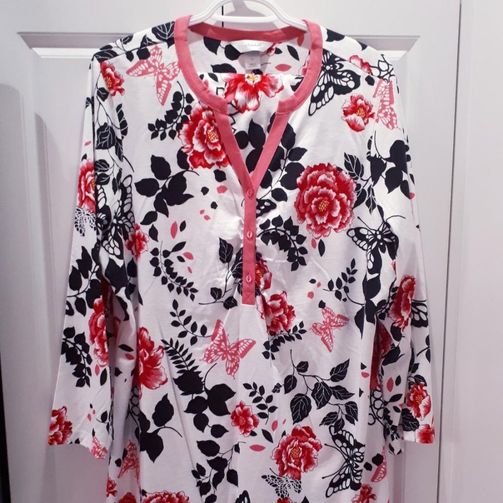 "CJ BANKS" 2 PIECE 1X PYJAMA.....NEW!